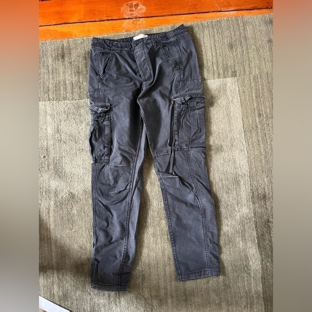 FREE PEOPLE gray Cargo Pants Size 4 Baggy